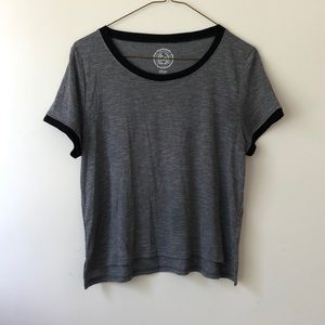 Gray Ringer Tee